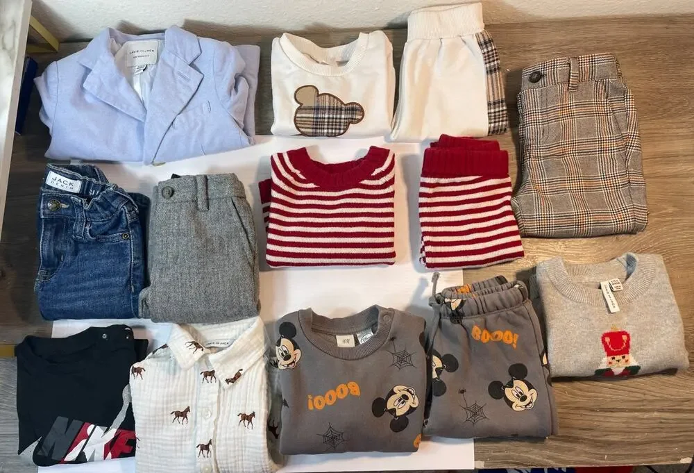 13 Pc Baby Boy Clothes Lot 6-12 Months Janie And Jack Nike H&M Disney